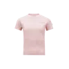 Moncler Logo-patch Cotton T-shirt In Pink