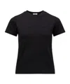 Moncler Beaded Logo T-shirt In Black
