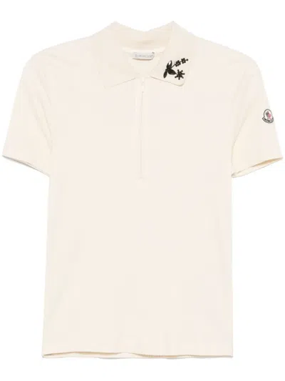 MONCLER BEADED POLO TOP
