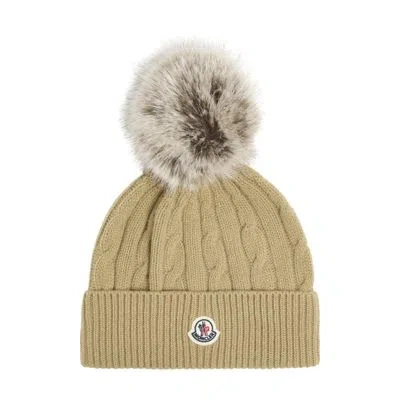 Moncler Beanie In Neutral