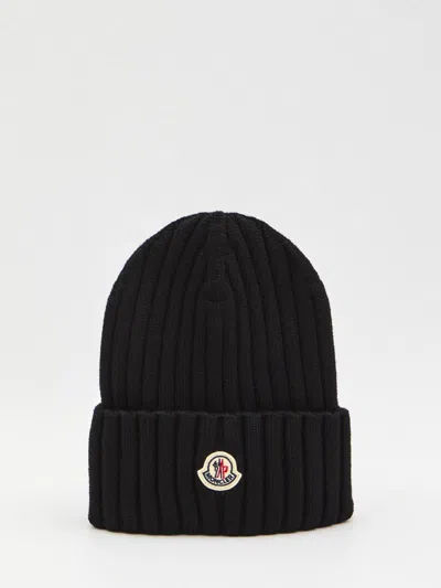 Moncler Beanie In Black