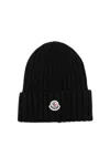 Moncler Beanie In Black