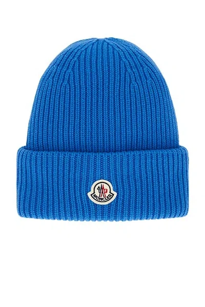 Moncler Beanie In Blue