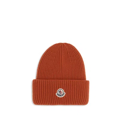Moncler Hats E Hairbands In Orange