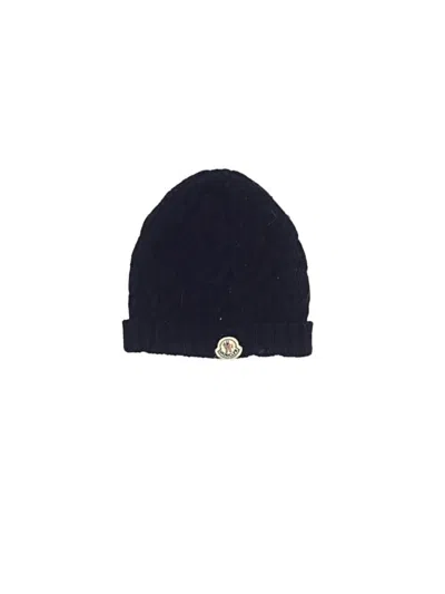 Pre-owned Moncler Beanie Hat In Black