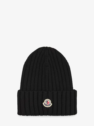 Moncler Beanie In Virgin Wool
