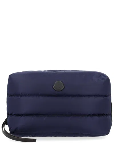 Moncler Caradoc Makeup Bag In Purple