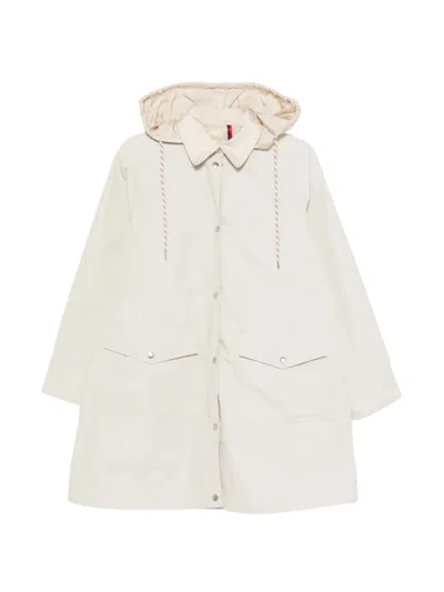 Moncler Begonia Beige Sport Jacket With Hood In Neutral