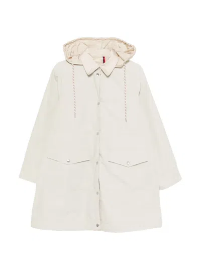 Moncler Begonia Parka Coat In White