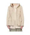 Moncler Beige Agax Jacket In Beige