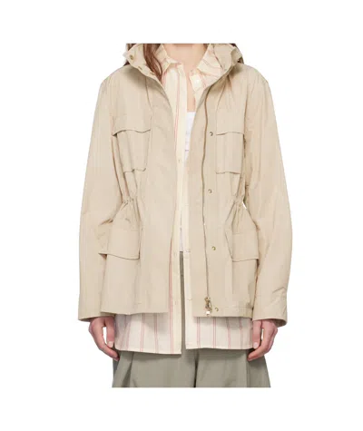 MONCLER BEIGE AGAX JACKET