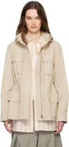 Moncler Beige Agax Jacket In 20j Beige