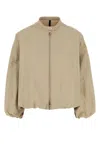 Moncler Short Cotton Blend Gruissan Bomber Jacket In 268