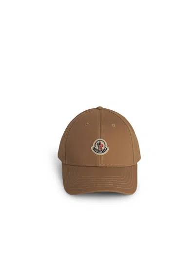 Moncler Beige Cotton Cap Women