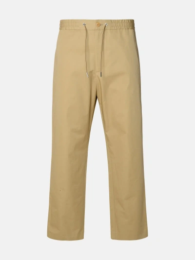 Moncler Pantalone Jogger In Beige