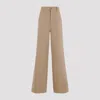 Moncler Straight Leg Trouser In Nude & Neutrals