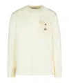 Moncler Sweatshirt En Coton In White