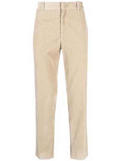 Moncler Beige Cotton Trousers For Men