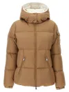 Moncler Beige Fourmines Down Jacket In Beige