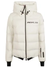 MONCLER BEIGE GOOSE DOWN PADDED JACKETS