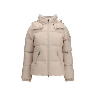 Moncler Beige Goose Down Shell Jacket