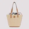 MONCLER BEIGE HUBBA SMALL COTTON TOTE BAG