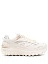 Moncler Panelled Sneakers In Beige
