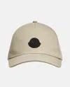 Moncler Baseball Cap In Beige