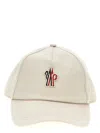 Moncler Beige Logo Baseball Cap In Beige