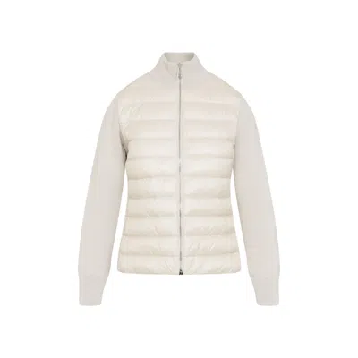 MONCLER BEIGE LOGO JACKET