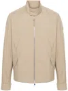 Moncler Nibles Cotton Down Jacket In Beige