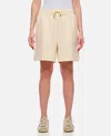 Moncler Outdoor Shorts Trousers Beige In Beige
