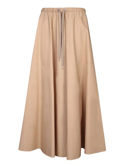 Moncler Skirts In Nude & Neutrals