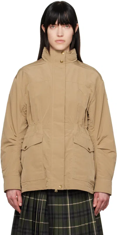 Moncler Beige Nades Short Jacket In Neutral