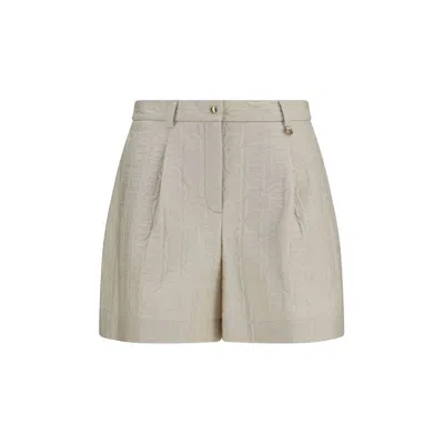 Moncler Beige Polyamide Bermuda Shorts