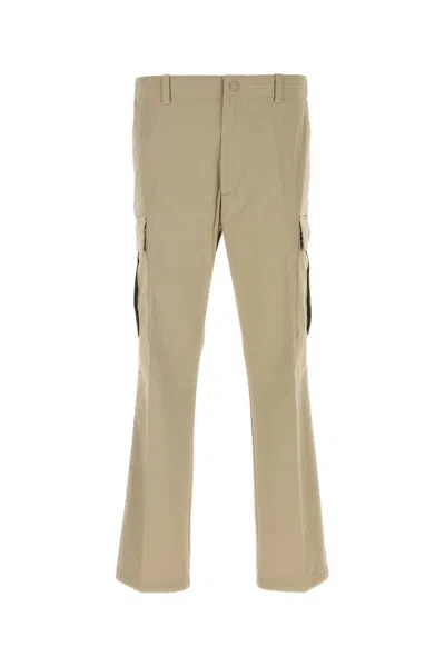 Moncler Beige Stretch Cotton Cargo Pant