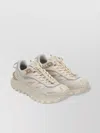 Moncler Trailgrip Leather And Suede Low-top Sneakers