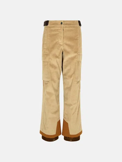 Moncler Beige Velvet Pants