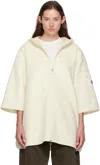 Moncler Virgin Wool Blend Cape In White
