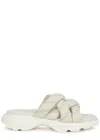 Moncler Belay Multi-strap Sporty Slide Sandals In Off White