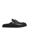 Moncler Bell Mules In Black