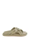 Moncler Bell Soft Leather Sliders