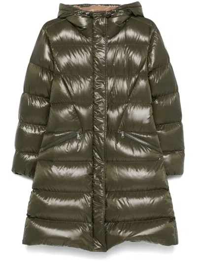 Moncler Bellevue Coat In Green