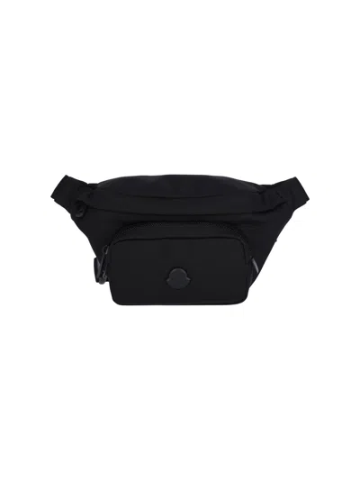 Moncler Belt Bag Durance In Black