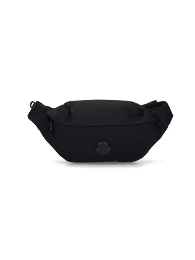 Moncler Belt Bag "durance" In Black