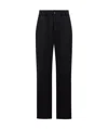 Moncler Belt-loop Casual Pants In Black