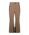 Moncler Belt-loop Casual Pants In Brown