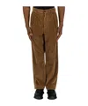 Moncler Belt-loop Casual Pants In Brown