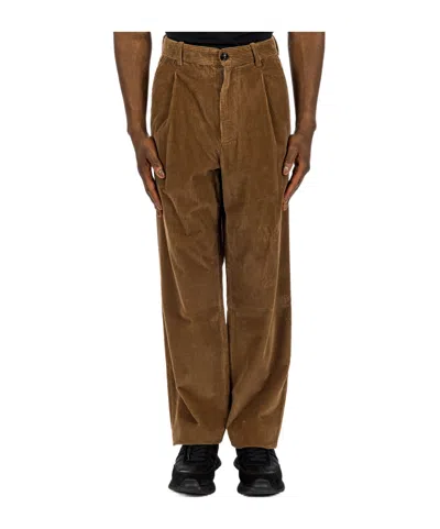 Moncler Belt-loop Casual Pants In Brown