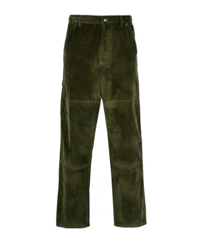 Moncler Belt Loop Casual Pants In Green